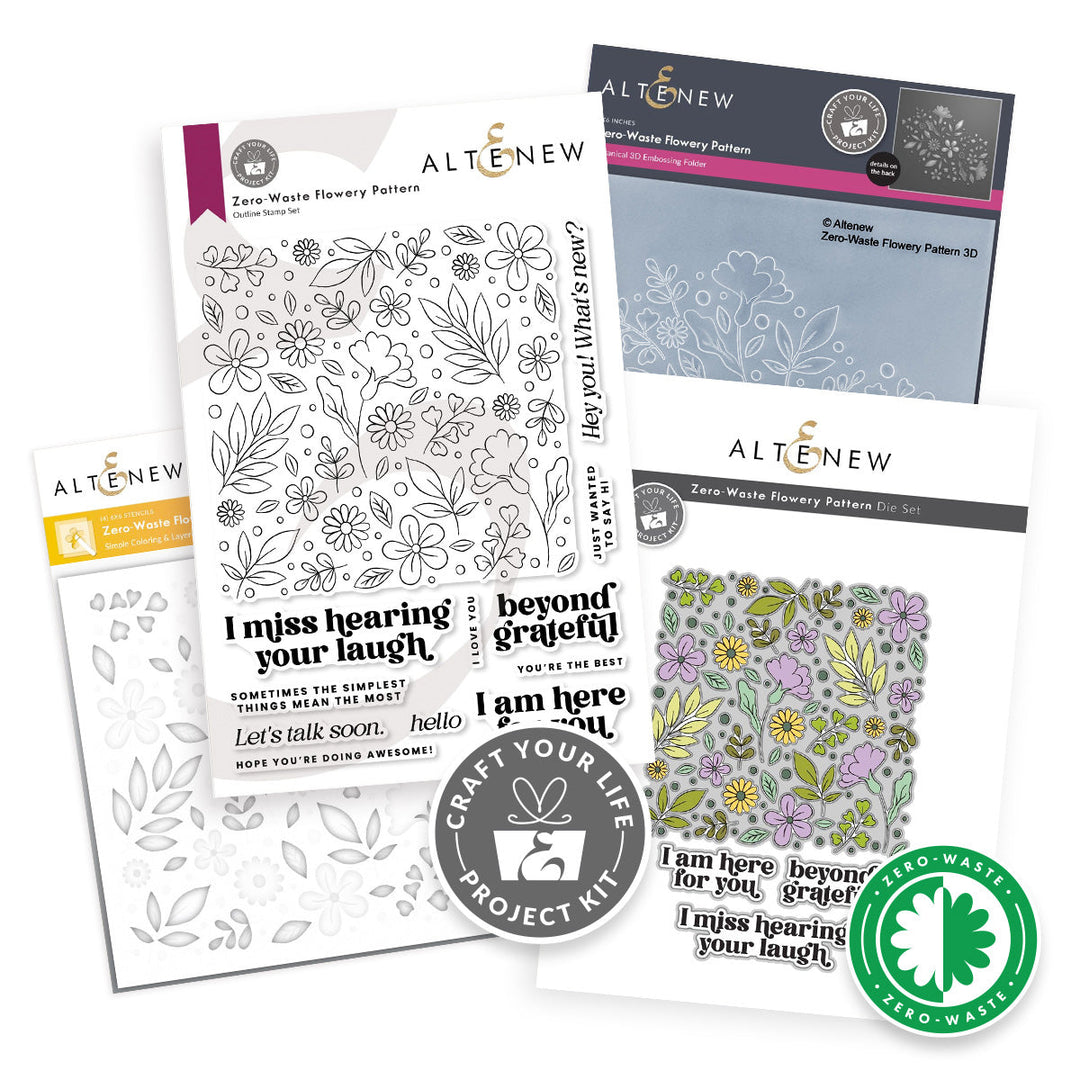 Craft Your Life Project Kit Craft Your Life Project Kit: Zero-Waste Flowery Pattern