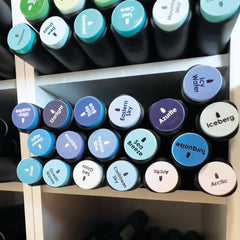 Decals Island & Space Garden Marker Topper Label Set