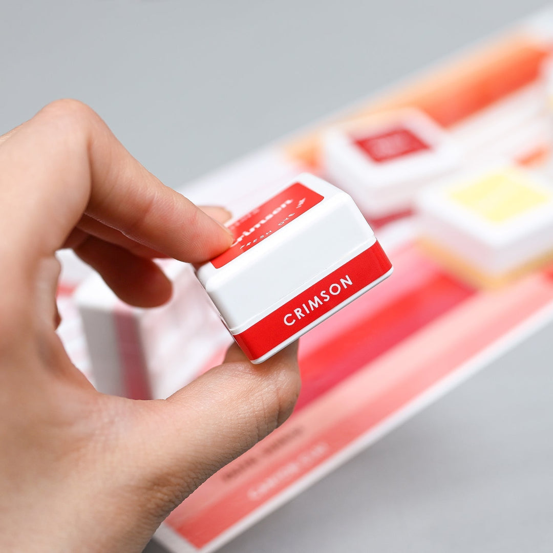 Decals Mini Ink Cube Label Set - All Crisp Dye Ink Colors (6 Sheets)