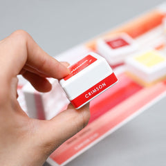 Decals Mini Ink Cube Label Set - All Crisp Dye Ink Colors (6 Sheets)