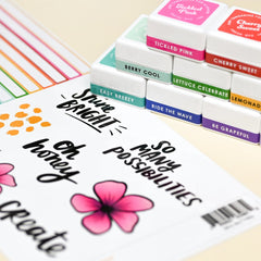 Decals Mini Ink Cubes Label Set - 2023 Amy Tangerine Collection