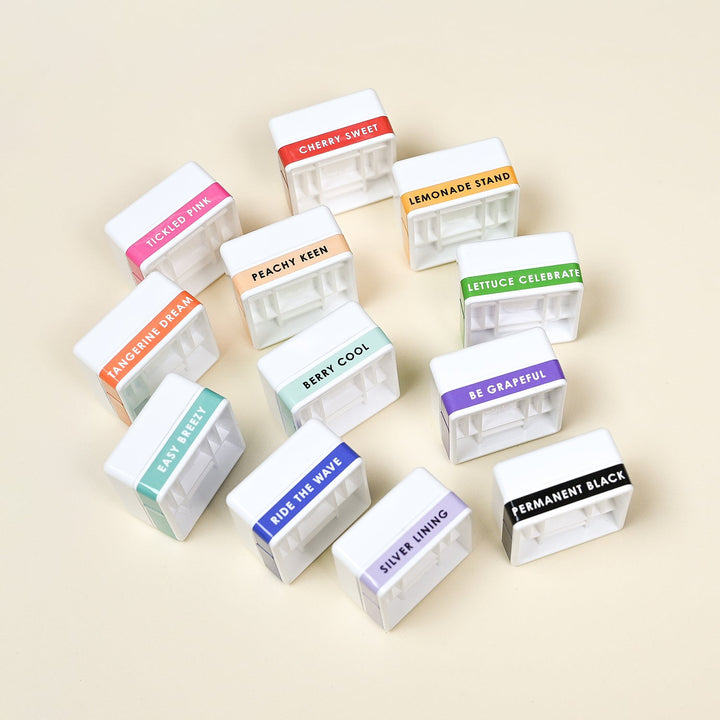 Decals Mini Ink Cubes Label Set - 2023 Amy Tangerine Collection