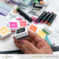 Decals Mini Ink Cubes Label Set - 2023 Amy Tangerine Collection