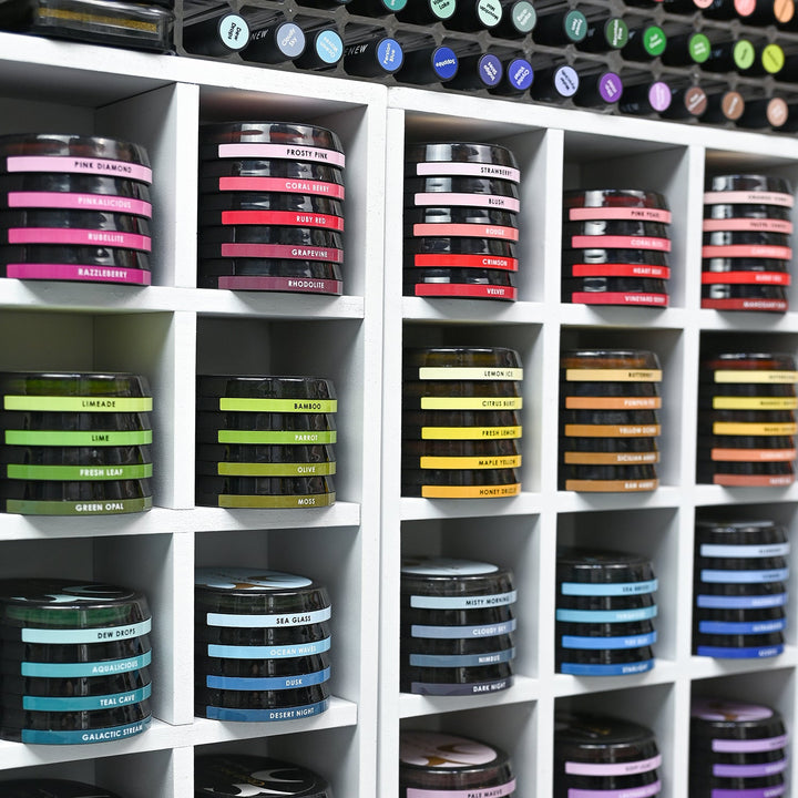 Decals Oval Ink Side Label Set - All Crisp Dye Ink Colors (3 Sheets)