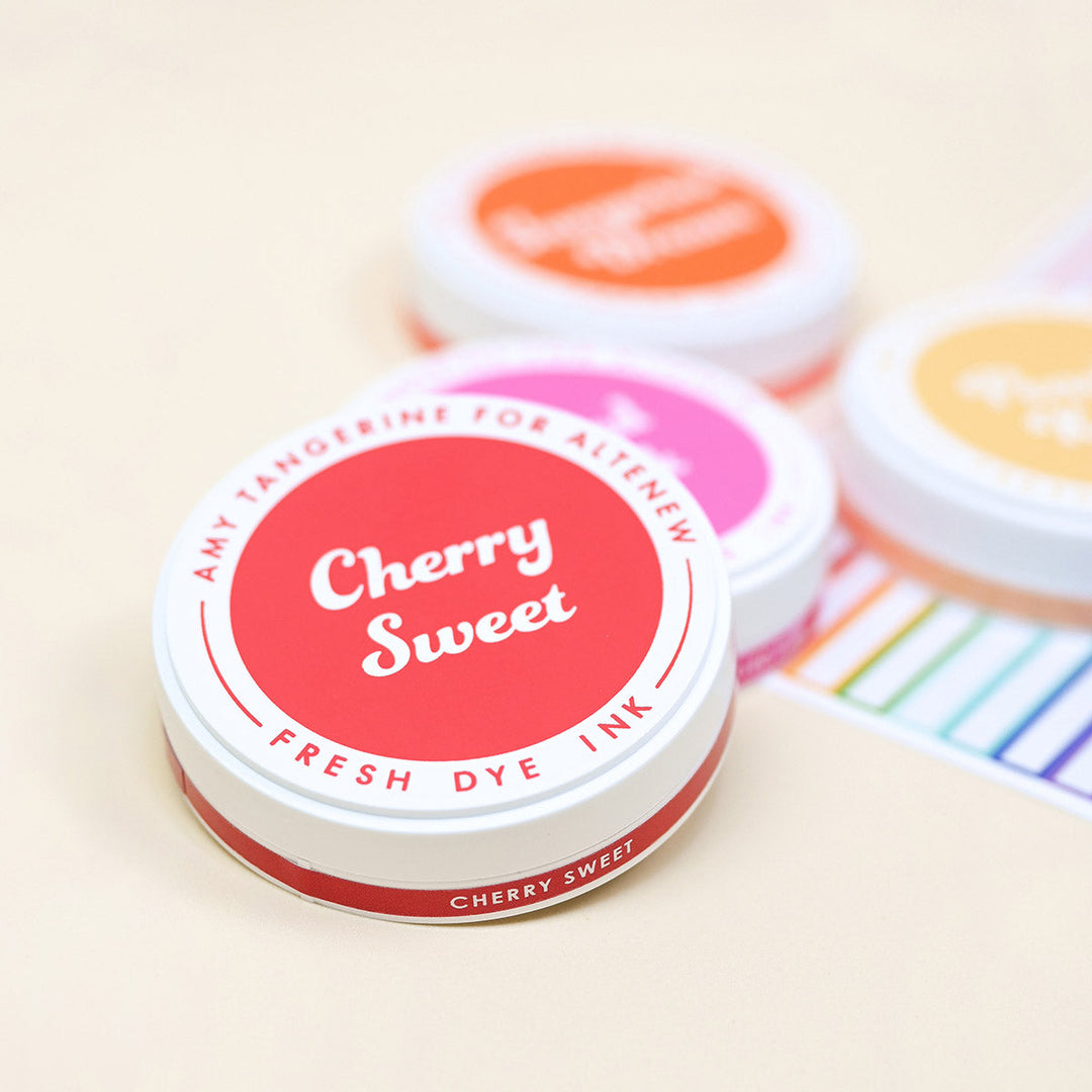 Decals Round Ink Pads Label Set - 2023 Amy Tangerine Collection