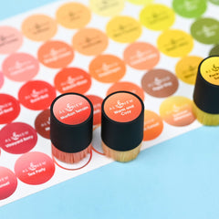 Decals Small Ink Blending Brush Label Set - All Crisp Dye Ink Colors (4 Sheets)