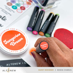 Decals Small & Mini Blending Brushes Label Set - 2023 Amy Tangerine Collection