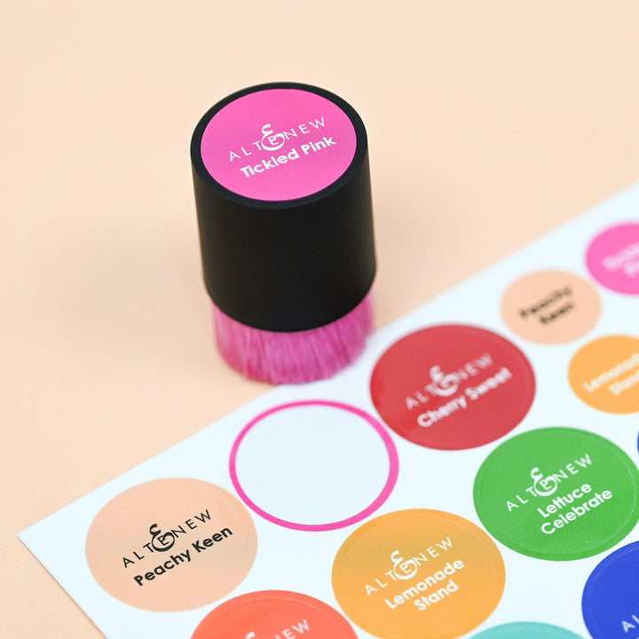 Decals Small & Mini Blending Brushes Label Set - 2023 Amy Tangerine Collection