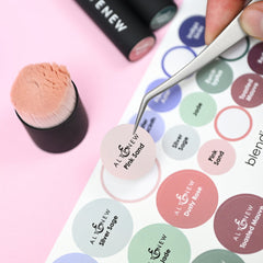 Decals Small & Mini Blending Brushes Label Set - Blue Mountains, Frosted Foliage, Woodland Escape