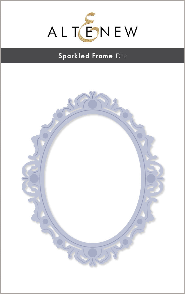 Die and Embellishment Bundle Sparkled Frame Die & Gem Sparkles Bundle