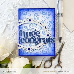 Die and Embellishment Bundle Sparkled Frame Die & Gem Sparkles Bundle