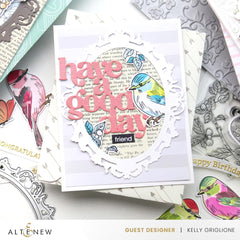 Die and Embellishment Bundle Sparkled Frame Die & Gem Sparkles Bundle