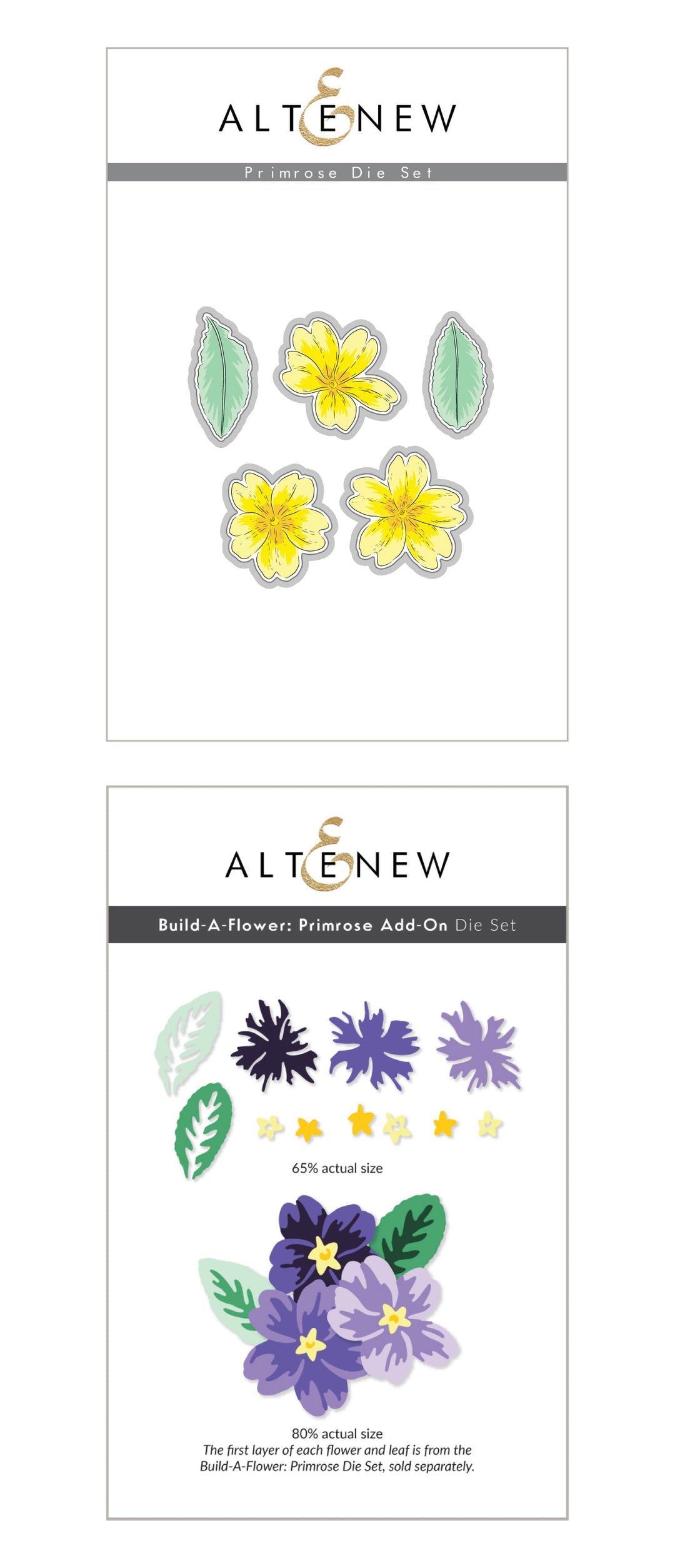 Die Bundle Build-A-Flower: Primrose Die & Add-On Layering Die Bundle