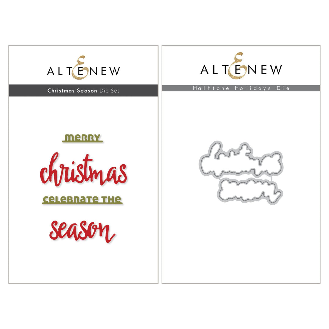 Die Bundle Christmas Season & Halftone Holidays Die Bundle