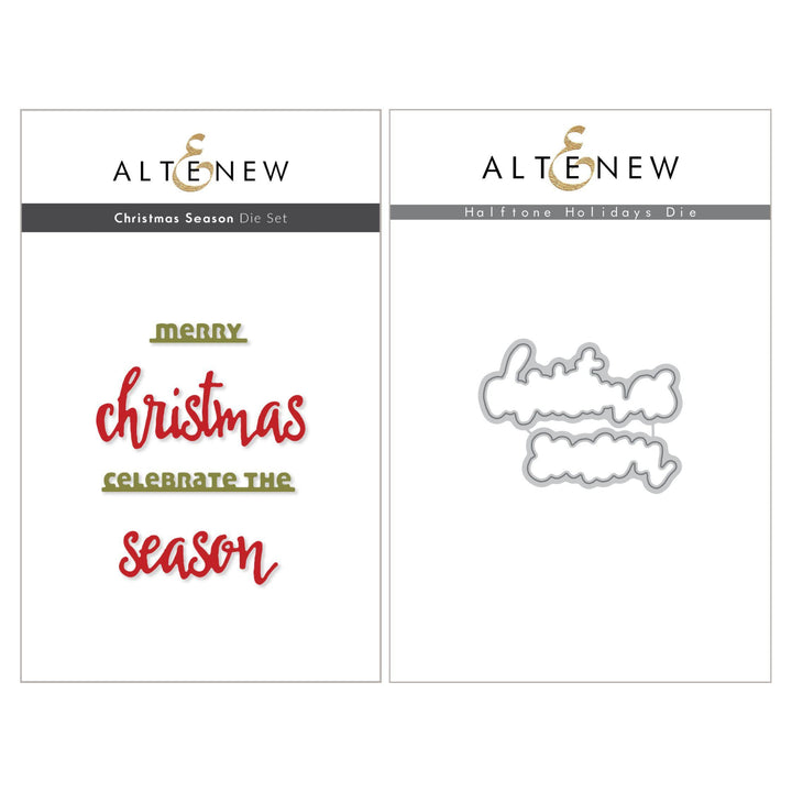 Die Bundle Christmas Season & Halftone Holidays Die Bundle