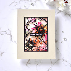 Die Bundle Dog Rose Panel A & B