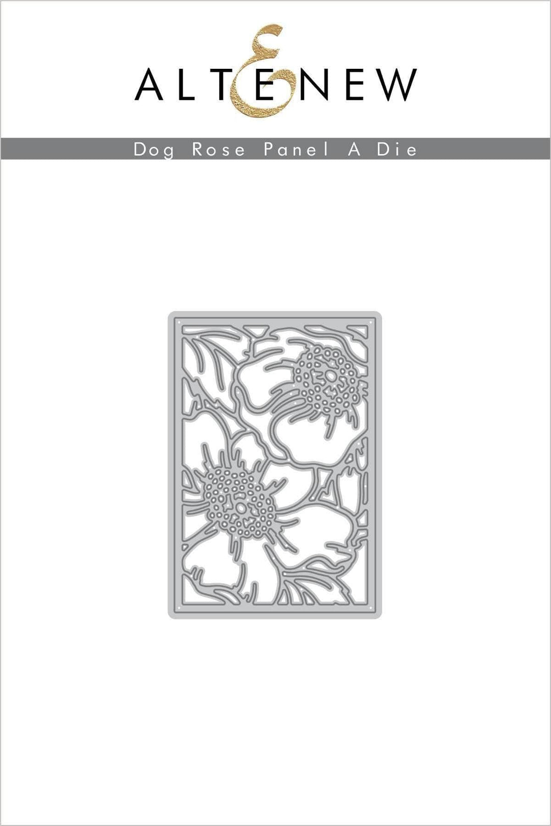 Die Bundle Dog Rose Panel A & B