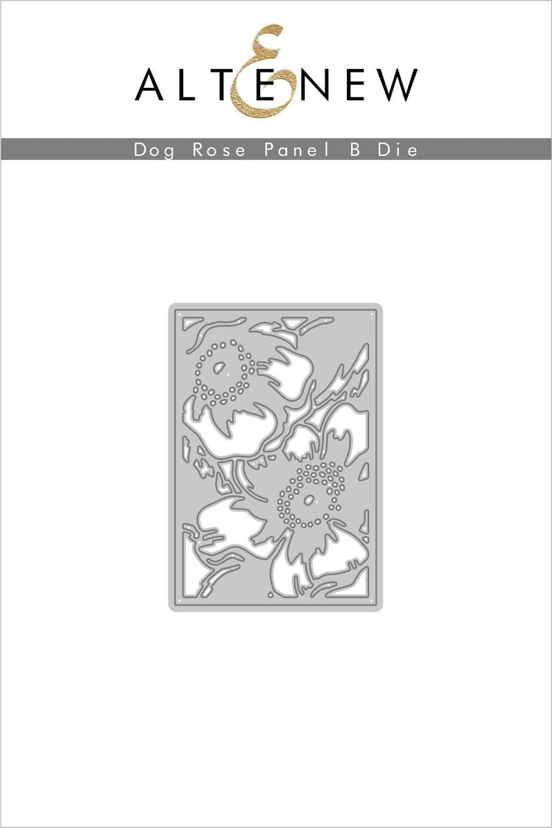Die Bundle Dog Rose Panel A & B