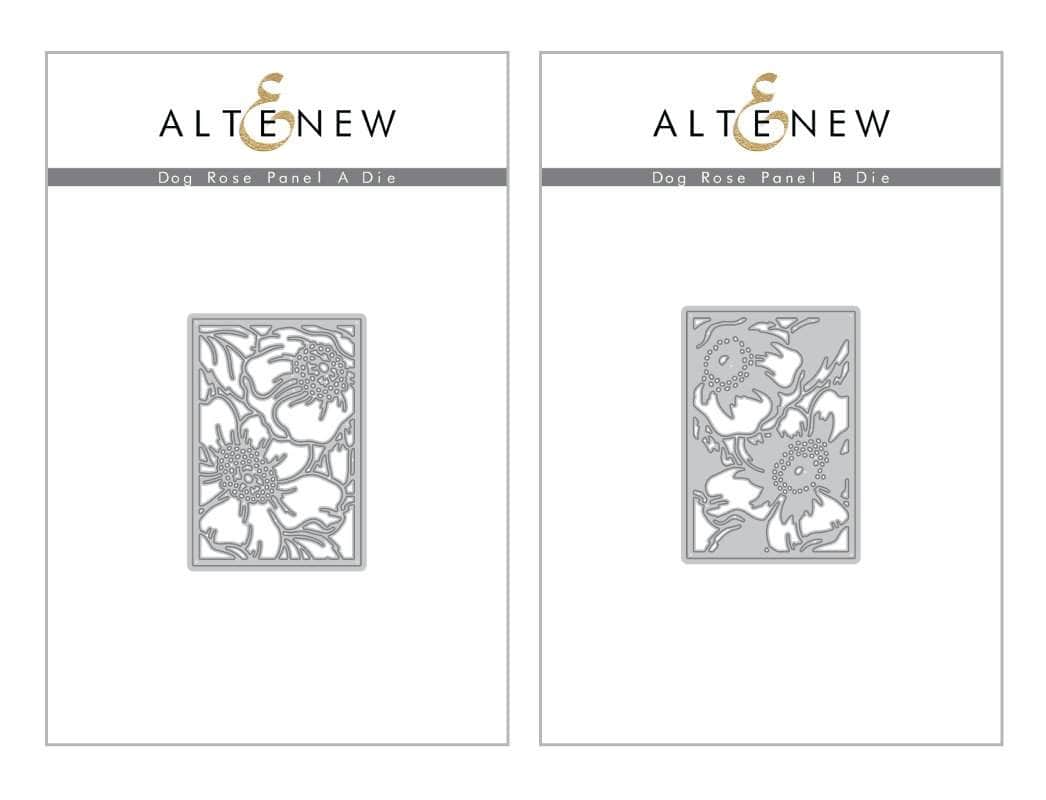 Die Bundle Dog Rose Panel A & B