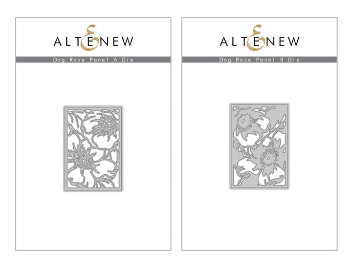 Die Bundle Dog Rose Panel A & B
