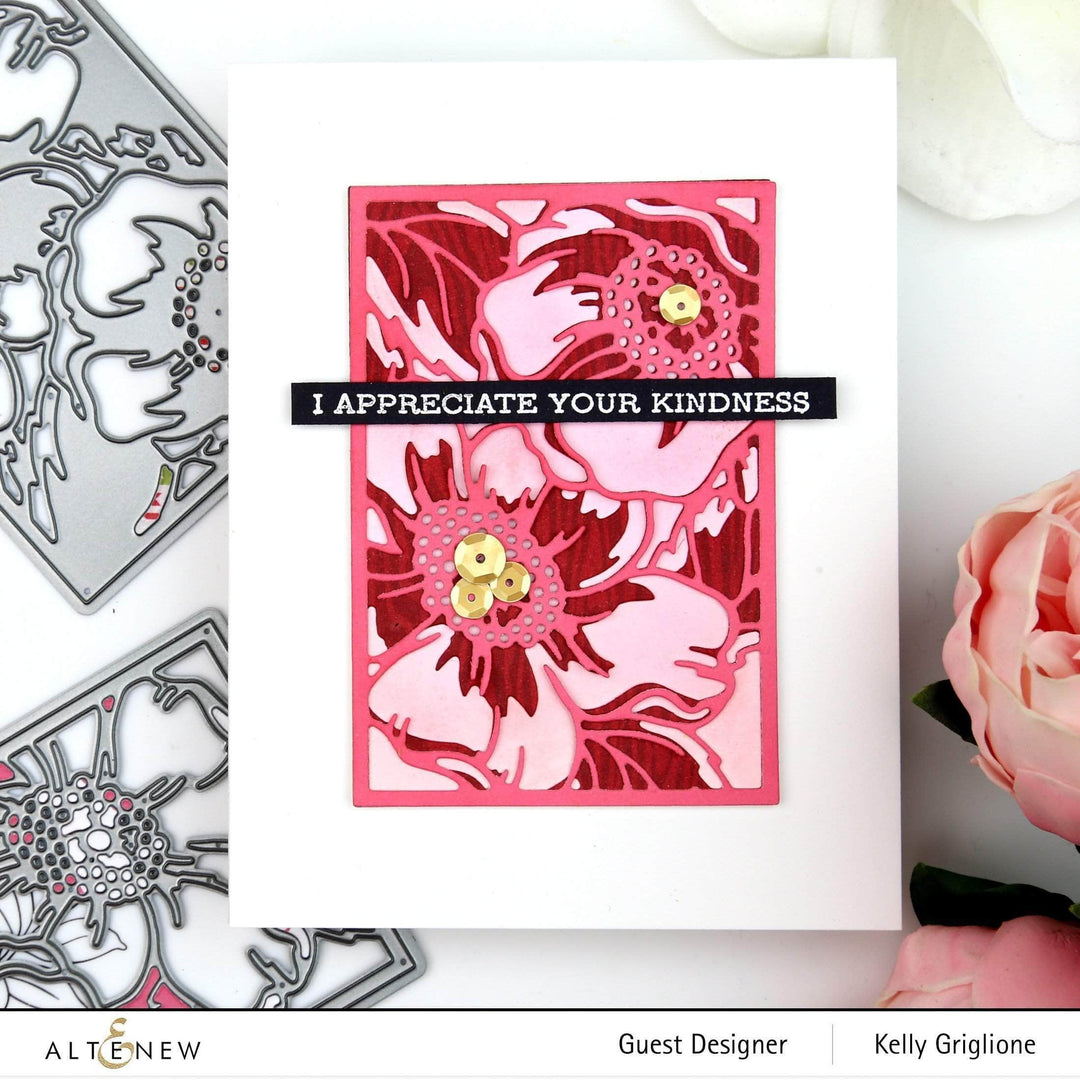 Die Bundle Dog Rose Panel A & B