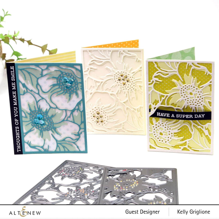 Die Bundle Dog Rose Panel A & B