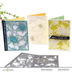 Die Bundle Dog Rose Panel A & B