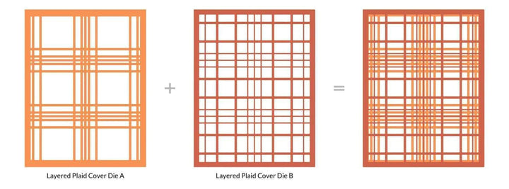 Die Bundle Layered Plaid Cover Die Bundle
