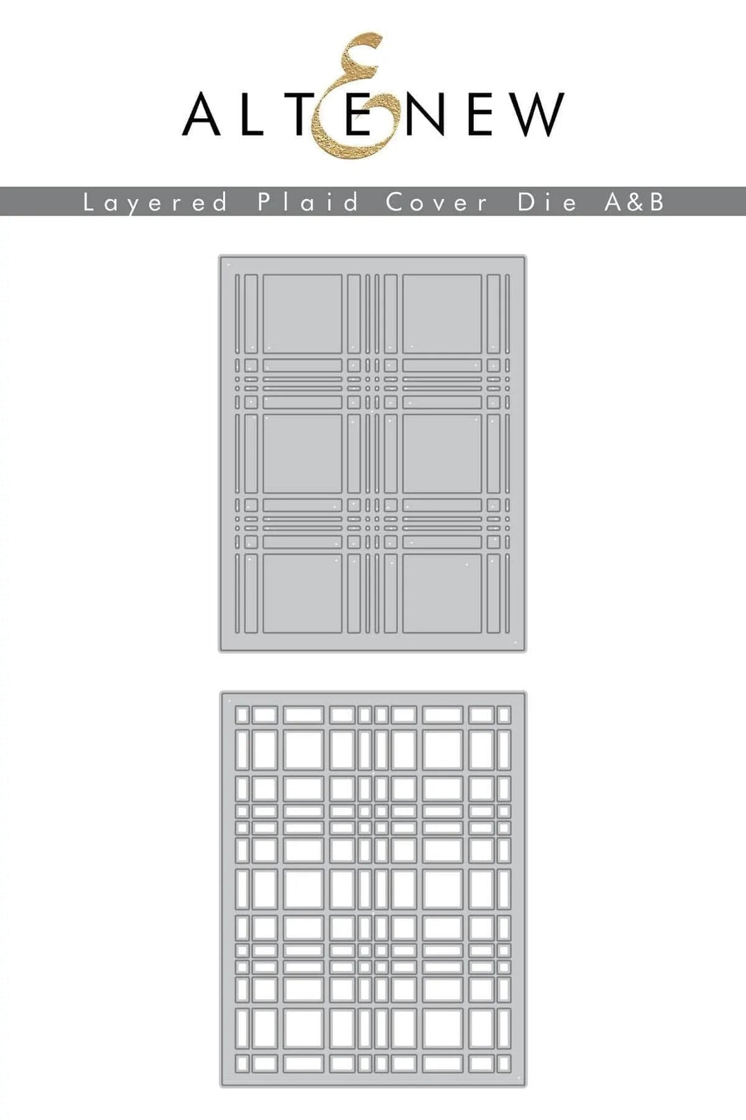 Die Bundle Layered Plaid Cover Die Bundle