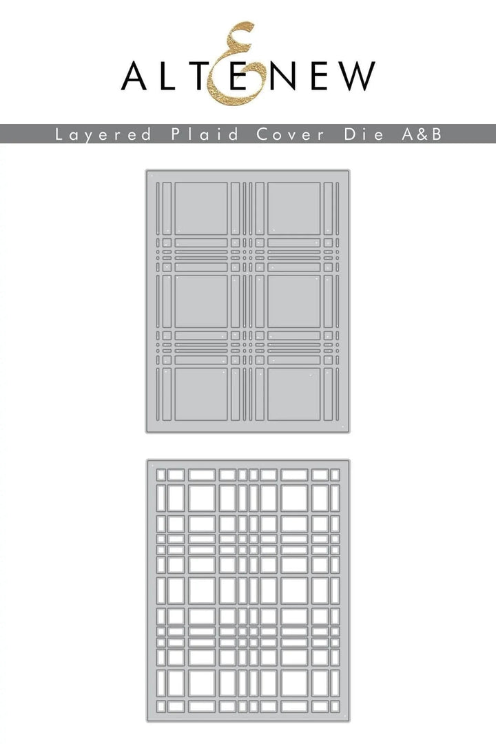 Die Bundle Layered Plaid Cover Die Bundle