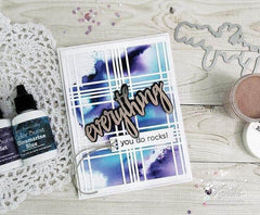 Die Bundle Layered Plaid Cover Die Bundle