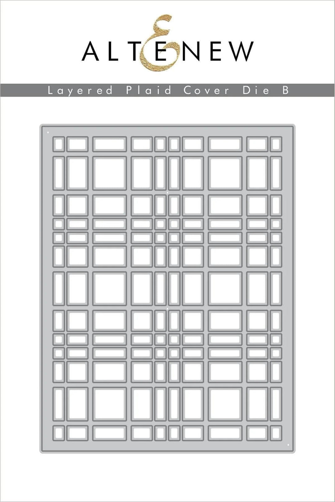 Die Bundle Layered Plaid Cover Die Bundle