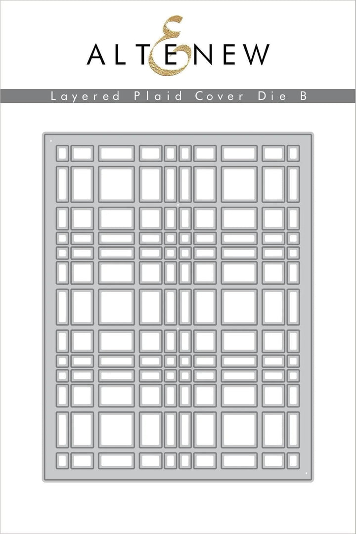 Die Bundle Layered Plaid Cover Die Bundle