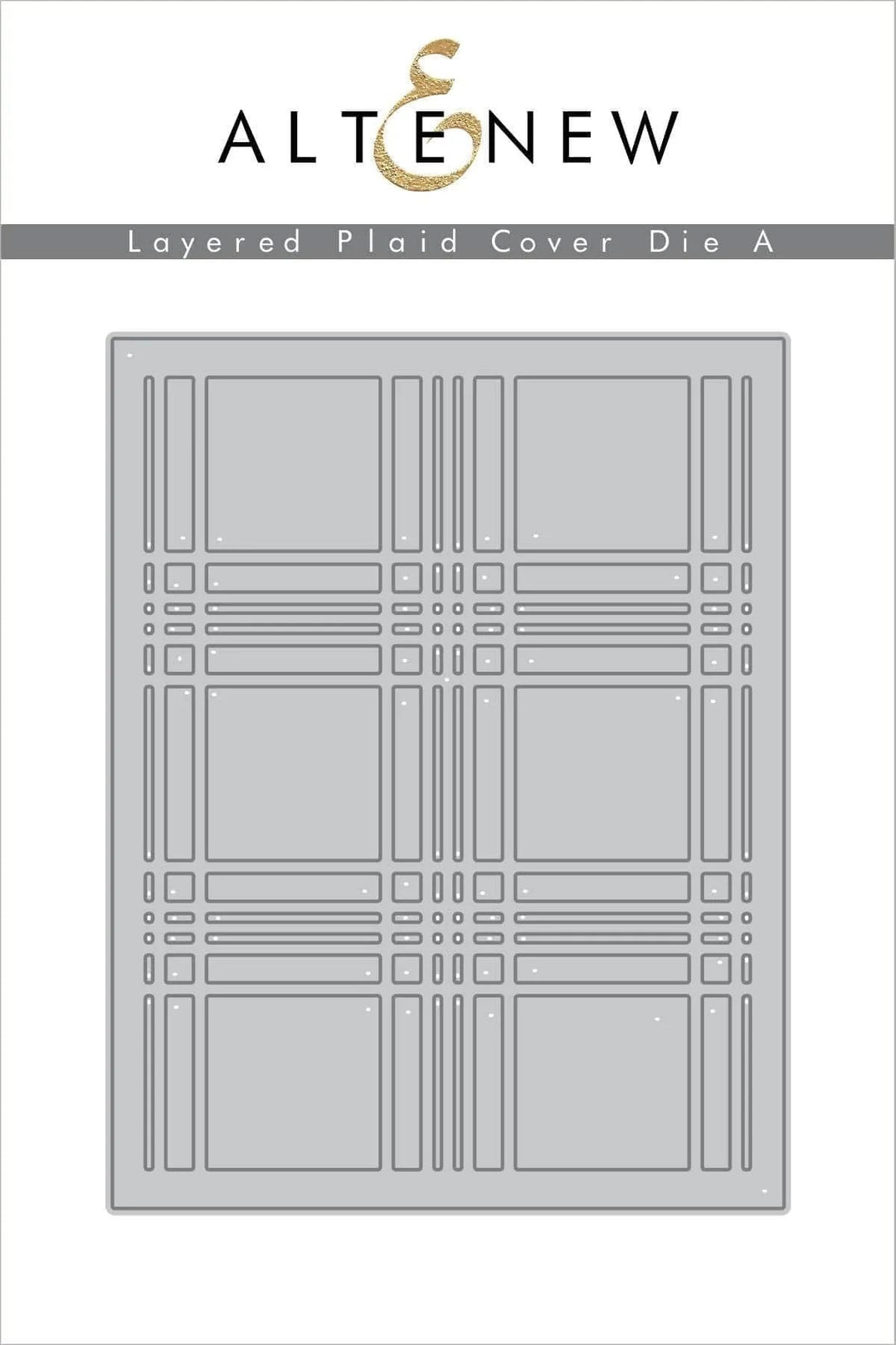 Die Bundle Layered Plaid Cover Die Bundle