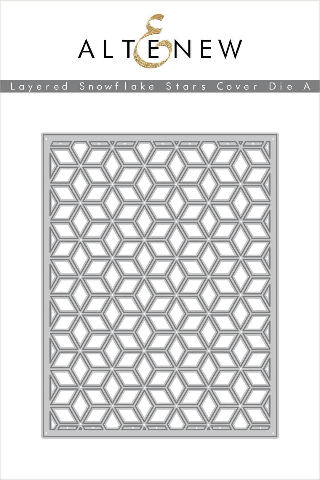 Die Bundle Layered Snowflake Stars Cover Die A B