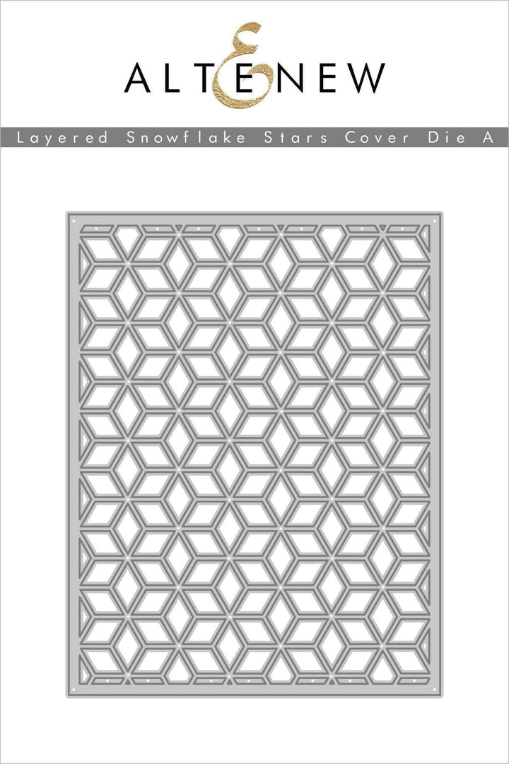 Die Bundle Layered Snowflake Stars Cover Die A B