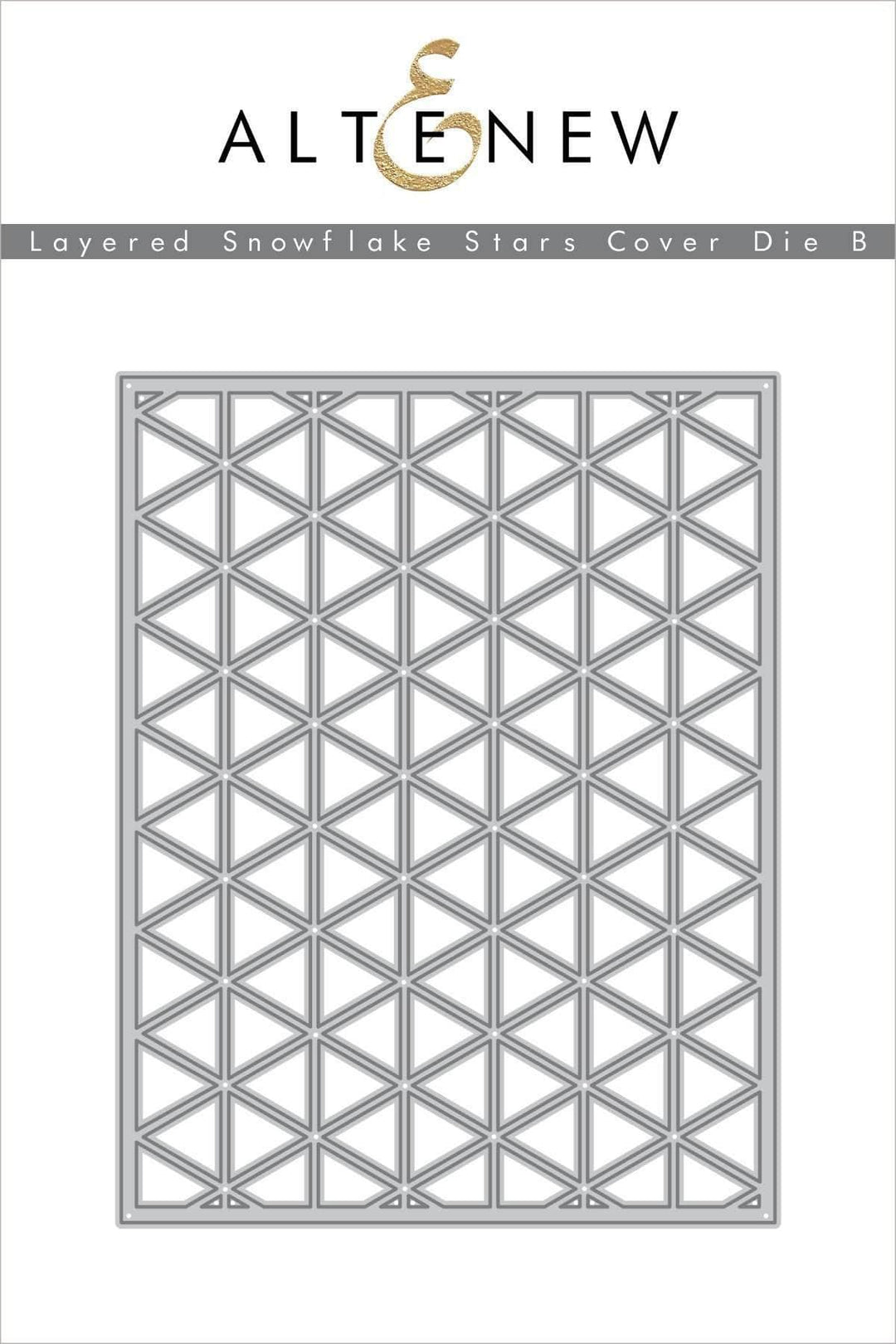 Die Bundle Layered Snowflake Stars Cover Die A B