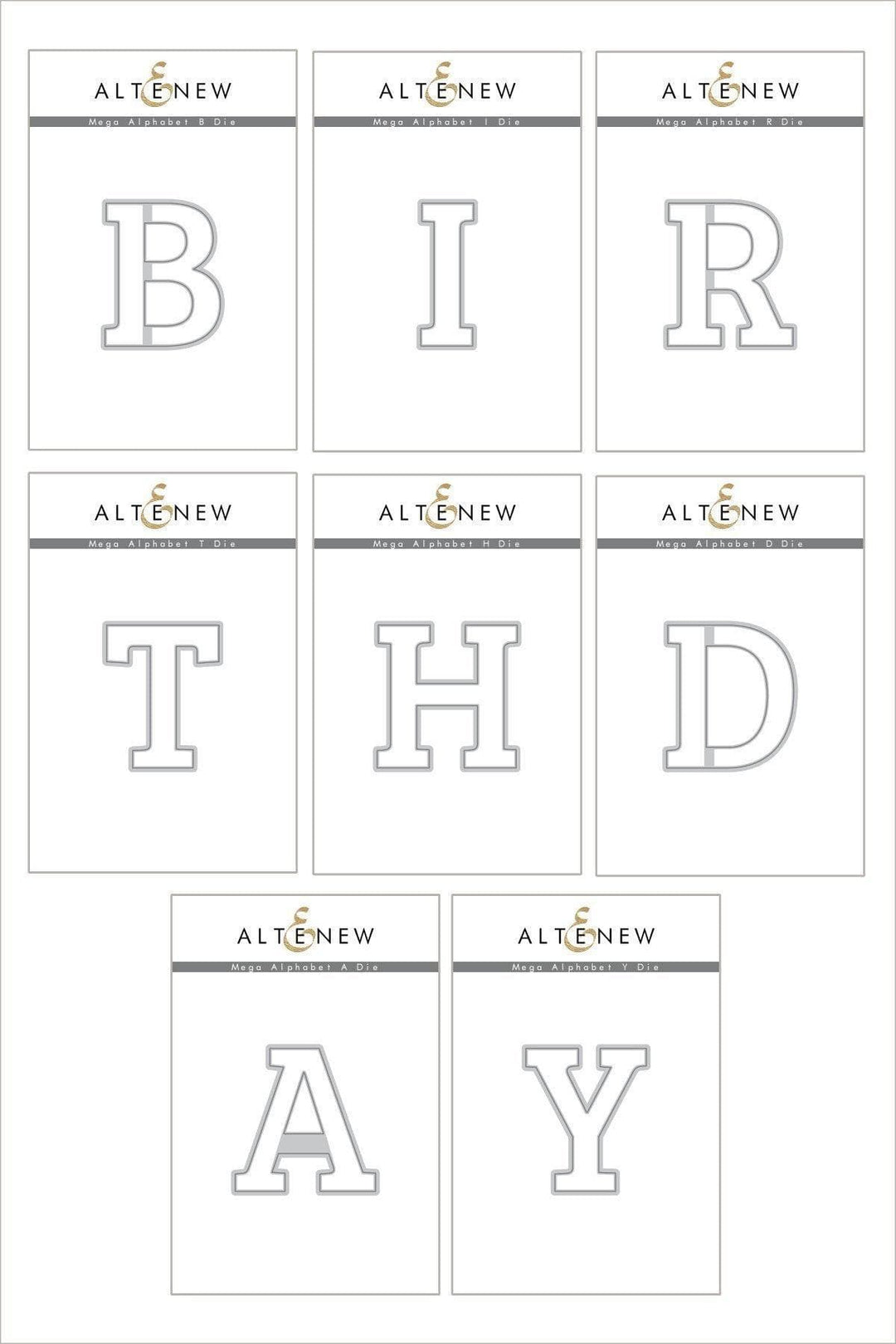 Die Bundle Mega Alphabet Die