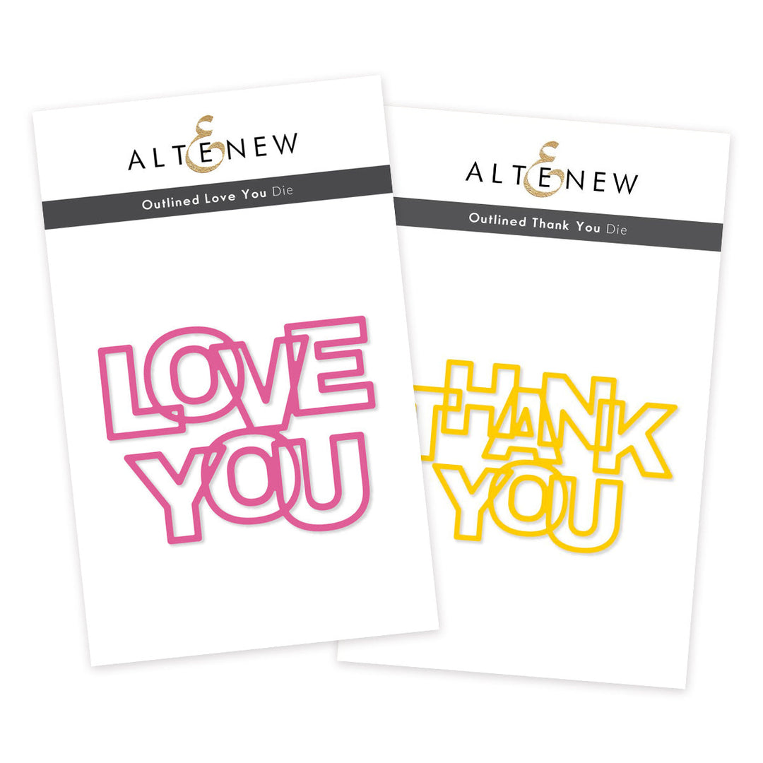 Die Bundle Outstanding Outlined Die Bundle