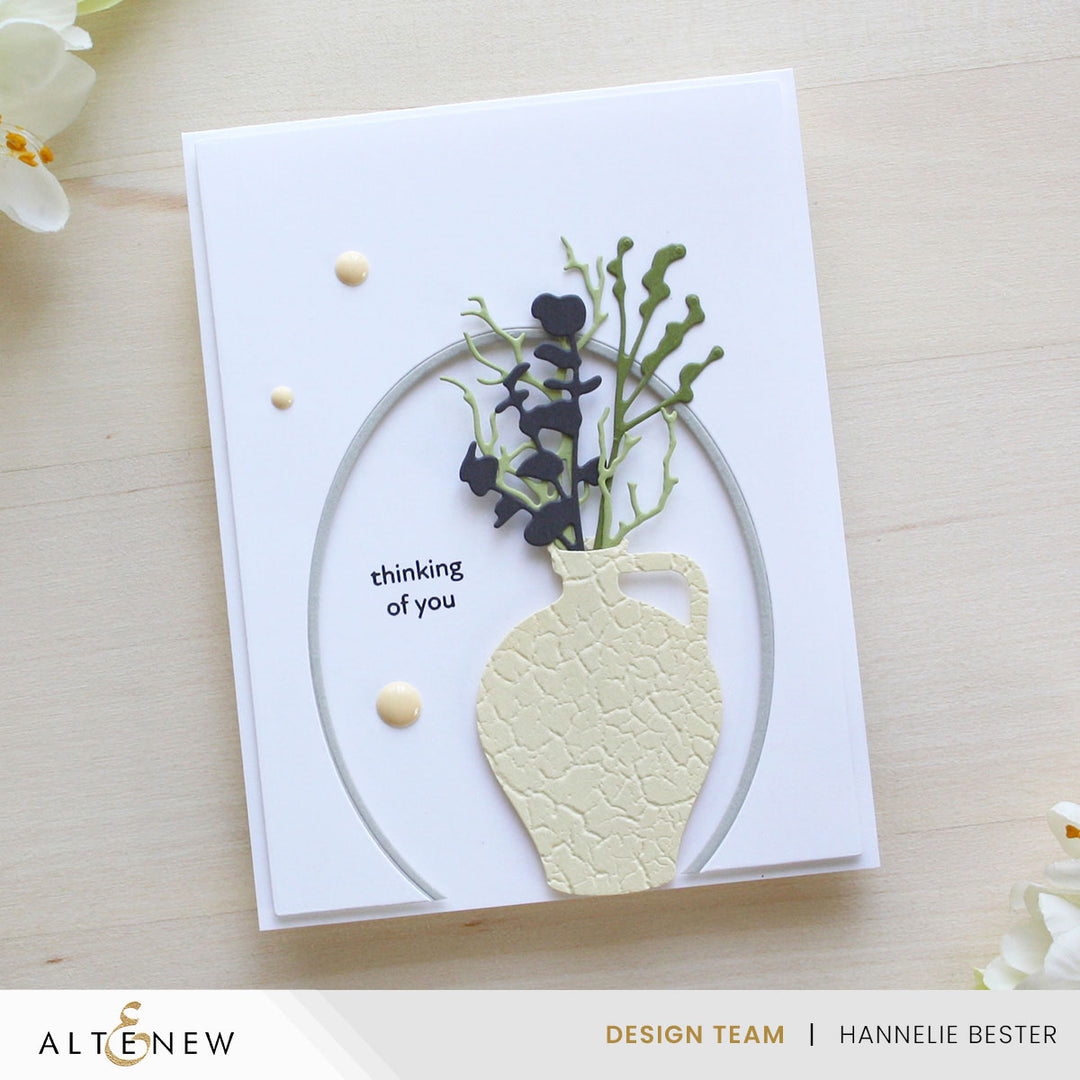 Die & Embossing Folder Bundle Textured Vases Bundle