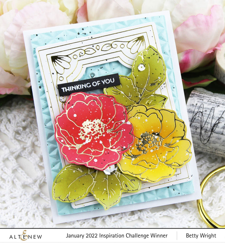 Die & Hot Foil Plate Bundle Adorned Frame