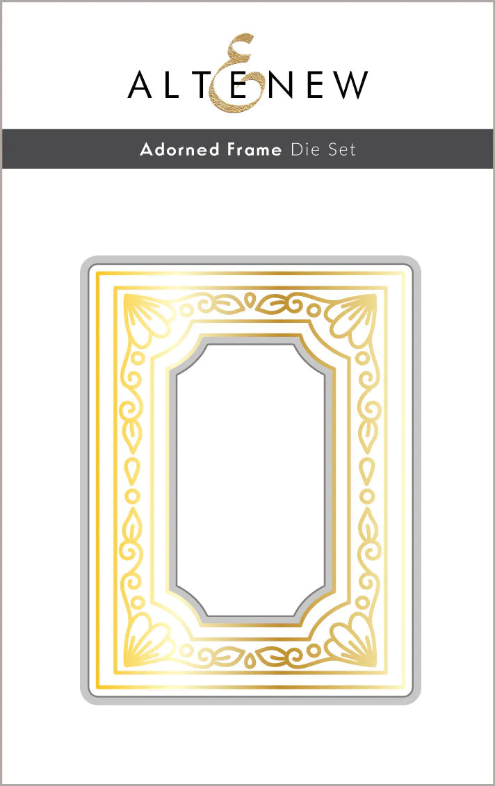 Die & Hot Foil Plate Bundle Adorned Frame