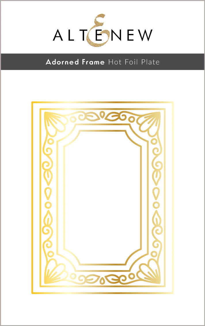 Die & Hot Foil Plate Bundle Adorned Frame