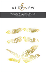 Die & Hot Foil Plate Bundle Delicate Dragonflies
