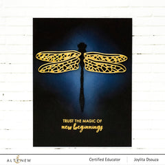 Die & Hot Foil Plate Bundle Delicate Dragonflies