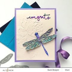 Die & Hot Foil Plate Bundle Delicate Dragonflies