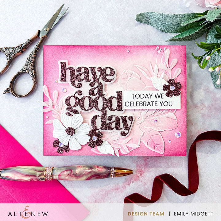 Die & Hot Foil Plate Bundle Encouraging Sentiments