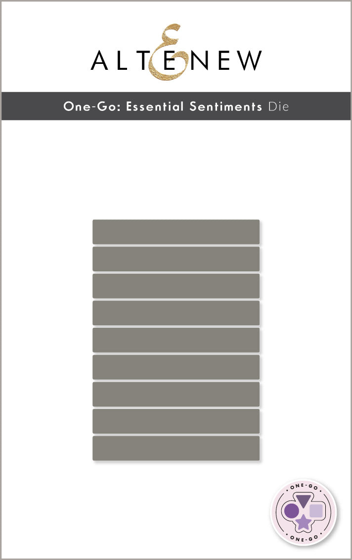 Die & Hot Foil Plate Bundle Essential Sentiments