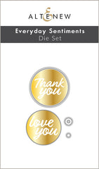 Die & Hot Foil Plate Bundle Everyday Sentiments
