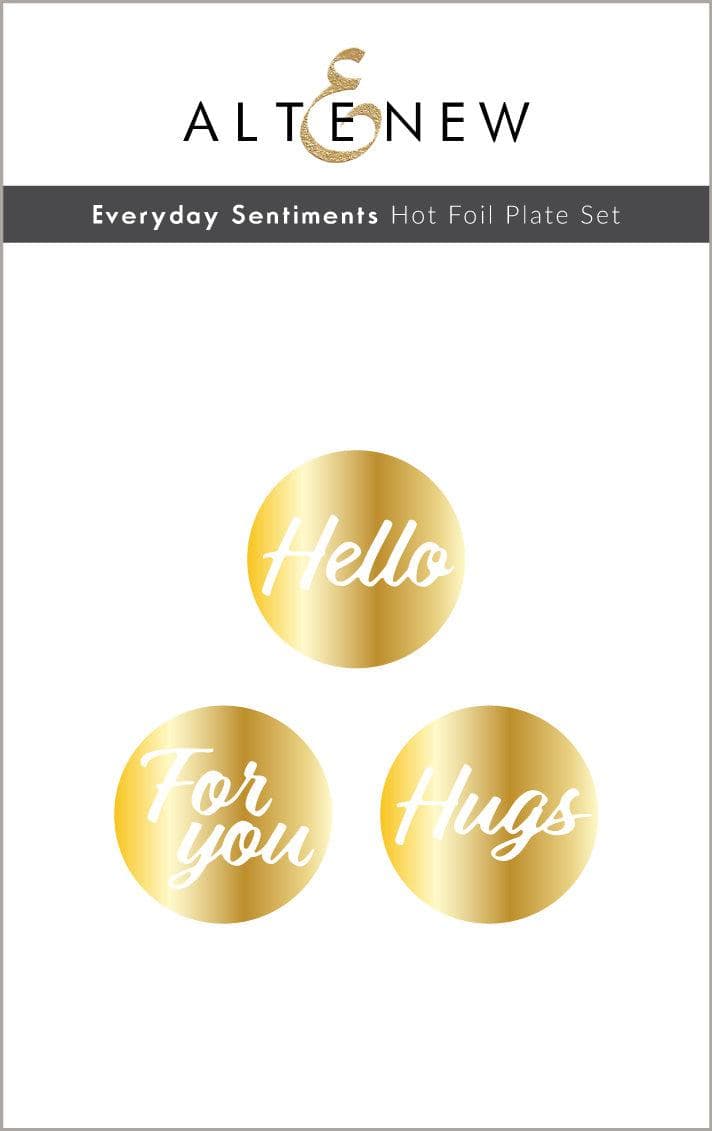 Die & Hot Foil Plate Bundle Everyday Sentiments